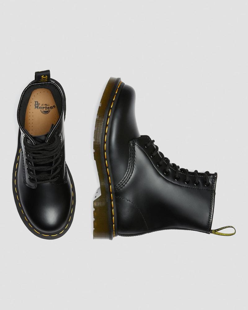 Dr Martens 1460 Smooth Leren Veterlaarzen Dames Zwart | NL 56OKI